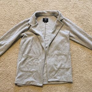 Boom Boom Jeans Light Gray Knit Blazer